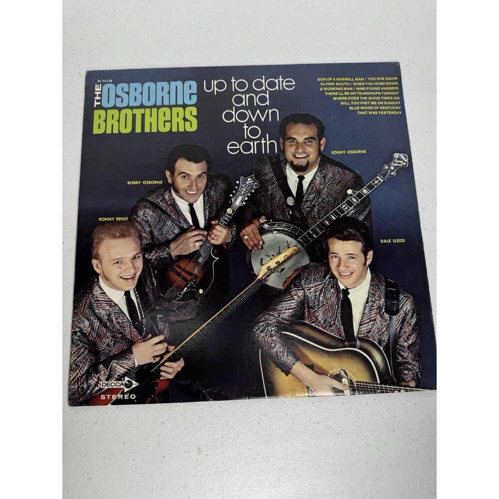 Osborne Brothers – Up To Date And Down To Earth - 1969 - Decca DL 75128 LP
